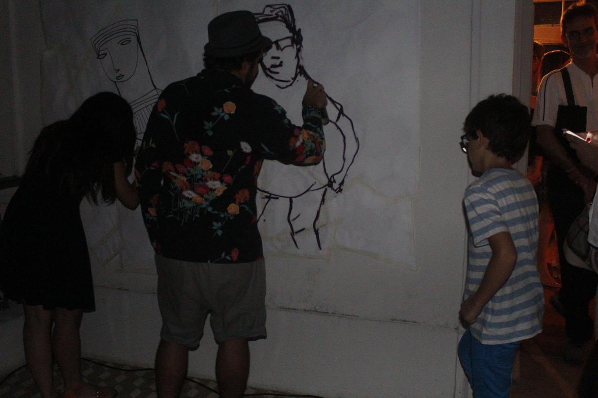 LIGHT PAINTING OU LIGHT GRAFFITI AO VIVO